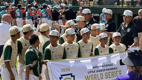 台灣勝委內瑞拉 進軍威廉波特總冠軍戰台灣取得威廉波特少棒賽國際組冠軍，明天將爭取睽違已久的總冠軍。中央社記者廖漢原威廉波特攝  113年8月25日