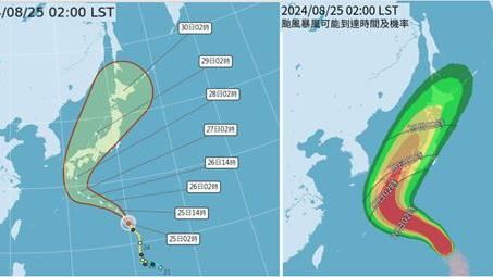 中颱珊珊週二最強　大迴轉遊日這幾天注意