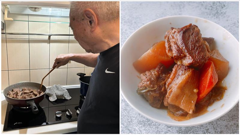 8旬老父痛失愛子　一鍋「滷牛肉」惹哭網
