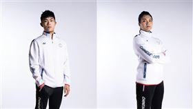 桌球好手陳柏諺、標槍女將劉雅婷將擔任本屆巴黎帕運台灣隊男女掌旗官。（合成圖／體育署提供）