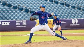 ▲U15世界盃棒球賽，台灣隊劉任右6.2局飆10K無失分。（圖／中華棒協提供）