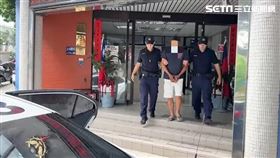 北市何男深夜翻牆進入天母民宅竊取勞力士及金飾等財物。（圖／翻攝畫面）