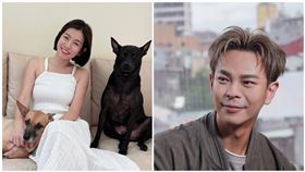 米可白、孫綻。（圖／翻攝自米可白臉書、記者趙于瑩攝影）