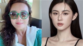 張穎穎、張蘭（圖／翻攝自微博）