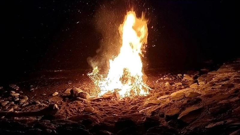 基隆中元普渡燒法船　信徒驚見「觀音像」