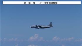 中國Y-9偵察機。（圖／翻攝自日本防衛省）