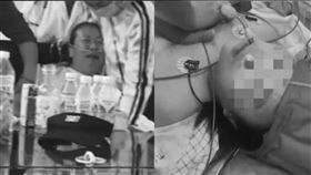 女童作微創手術死亡，父母見到孩子遺體崩潰痛哭。（圖／翻攝自微博）