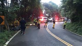 載73歲父出遊墜溪谷亡！兒涉殺人罪收押　鄰居驚曝「很少一起出門」。（圖／翻攝畫面）