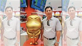 新光金大股東林伯翰表態支持中信金併新光金。（林伯翰提供）