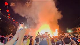 大士爺文化祭,嘉義縣,民雄鄉,尾聲,煙火,炸傷