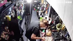 北市黃男與陳姓女友兩度前往無人服飾店行竊遭逮。（圖／翻攝畫面）