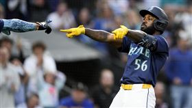 ▲阿羅沙瑞納（Randy Arozarena）從前東家光芒手中敲出8月首轟。（圖／美聯社／達志影像）