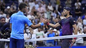 ▲喬科維奇（Novak Djokovic）在美網挑戰生涯第25座大滿貫金盃。（圖／美聯社／達志影像）
