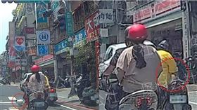 有路人直擊一名女飼主把愛犬塞進機車置物箱內，影片引起全網熱議。（圖／翻攝自爆料公社）