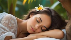 睡眠狀的照片。(圖／Pixabay)