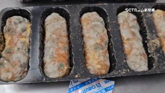 收到花蓮知名麻糬禮盒一半發霉　女客傻眼