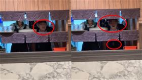 北車知名餐廳爆「員工吐檳榔到料理桌」。（圖／翻攝自《爆料公社》）