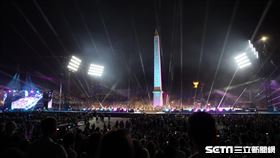 2024巴黎帕運開幕式聖火熱氣球升空。（圖／記者蔡厚瑄攝影）