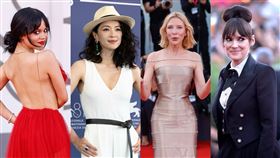 第81屆威尼斯影展。（圖／美聯社／達志影像）