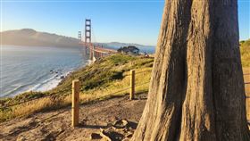 星艦迷航記神預言舊金山社會問題科幻影集「星艦迷航記：銀河前哨」1995年播出的第3季故事中，3名人員因一起傳送器事故被送回了2024年8月30日的舊金山，所見場景竟與舊金山現今面臨的社會危機雷同，神奇預測了29年後發生的事。圖為舊金山大橋。中央社記者張欣瑜舊金山攝  113年8月29日