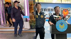 警方在浴室外以及門把上發現3滴血有擦拭痕跡。（圖／翻攝畫面）