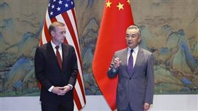 美國國家安全顧問蘇利文昨與中共中央外辦主任王毅會面(圖／翻攝畫面）