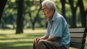 銀髮族膝蓋退化(示意圖/AI生成)