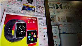 中國電商展示的智慧手錶宣傳圖