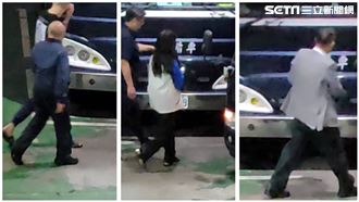 應曉薇、沈慶京收押　上銬坐囚車畫面曝光