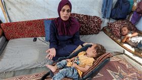 ▲世界衛生組織表示，以哈將停火3天，讓加薩孩童接種小兒麻痺疫苗。（圖／路透社／達志影像）