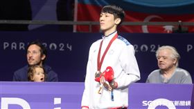 巴黎帕運跆拳道好手蕭翔文在男子58公斤級奪下銅牌。（圖／蔡厚瑄攝影）