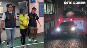 昨(29)晚8點45分警方將顏男移送高雄地檢署複訊，深夜以殺人罪嫌向法院聲請羈押。（圖／記者簡榮良攝影）