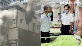 今(30)日消防局證實，3名消防送醫，1人正插管中、1人肺浸潤，1人手臂、腿部燙傷。（圖／翻攝畫面）