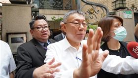 民眾黨主席柯文哲（圖／記者趙于瑩攝影）