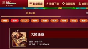 「星城Online」玩家李姓兄弟2023年意外發現遊戲「大鬧西遊」出現規則漏洞 截自官網