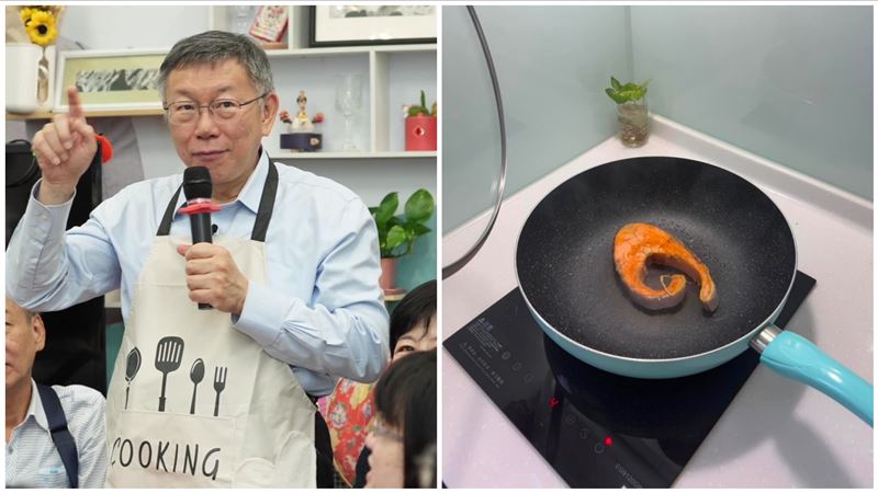 柯文哲列被告　他吃煎鮭魚：雞鴨靠你們了