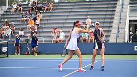 詹皓晴與俄羅斯搭檔闖進美網16強。（圖／翻攝自詹皓晴臉書粉專）