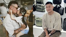  余文樂與女兒開心親親。 （圖／翻攝自余文樂IG）