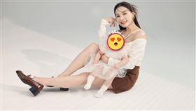 熊熊帶女兒拍照受訪。（圖／嬰兒與母親提供）