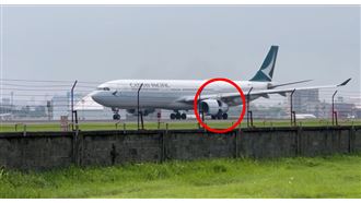 新／直擊！國泰班機引擎「爆炸2聲」