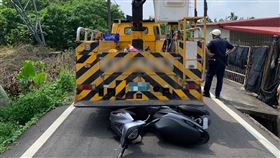 車禍,台電工程車,母子,騎士