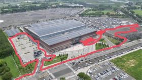 文博會閉幕倒數，大台南會展中心人潮排1公里。（圖／翻攝自臉書台南式Tainan Style）