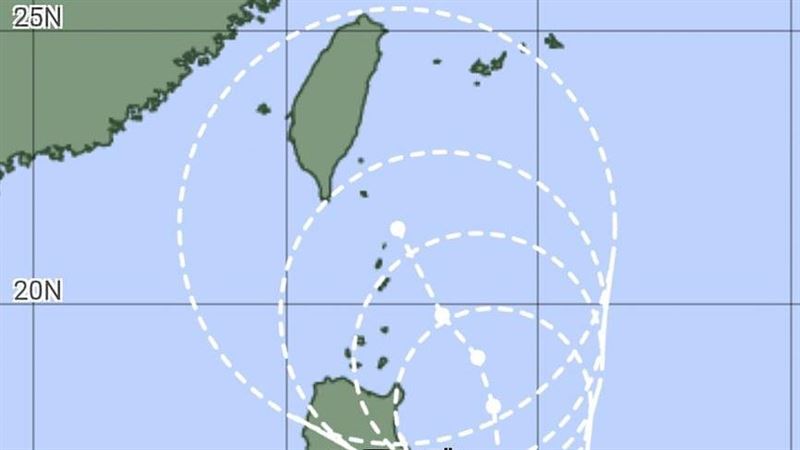 準摩羯颱風路徑曝　這天抵台東南部外海