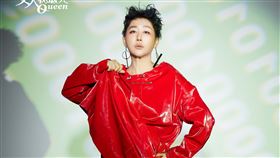 藍心湄拍攝封面照。（圖／TVBS提供）