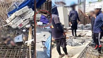 毛！被塔吊砸死變形　工頭剉吐：真要拜拜