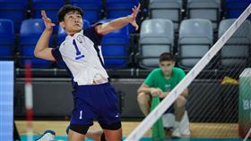 U17台灣男排隊長蔡東橙。(圖／翻攝自FIVB)