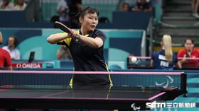 台灣帕運桌球好手田曉雯。（圖／記者蔡厚瑄攝影）