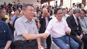 柯文哲,陳水扁 圖/台北市政府提供
