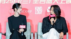 桂綸鎂和「韓哥」姜成鎬在《台北追緝令》演夫妻。（圖／采昌國際提供）