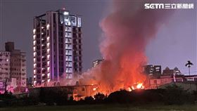 台中潭子火警 圖／翻攝畫面